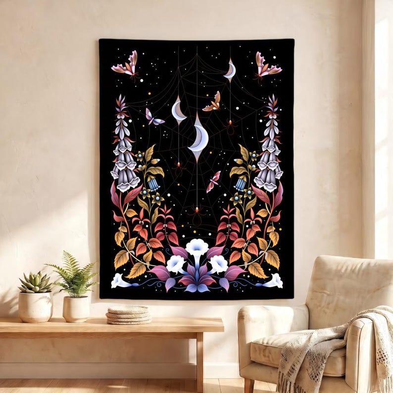 Tapisserie murale toile d'arai - Spider Plant Hanging avis et prix